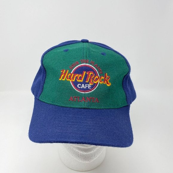 VTG Hard Rock Cafe Atlanta Snapback‎ Hat - Picture 1 of 6